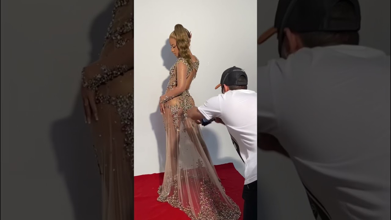 E eu que fiz um vestido inspirado no que a bey usou no met gala 2015 🥰 #beyonce #halloween