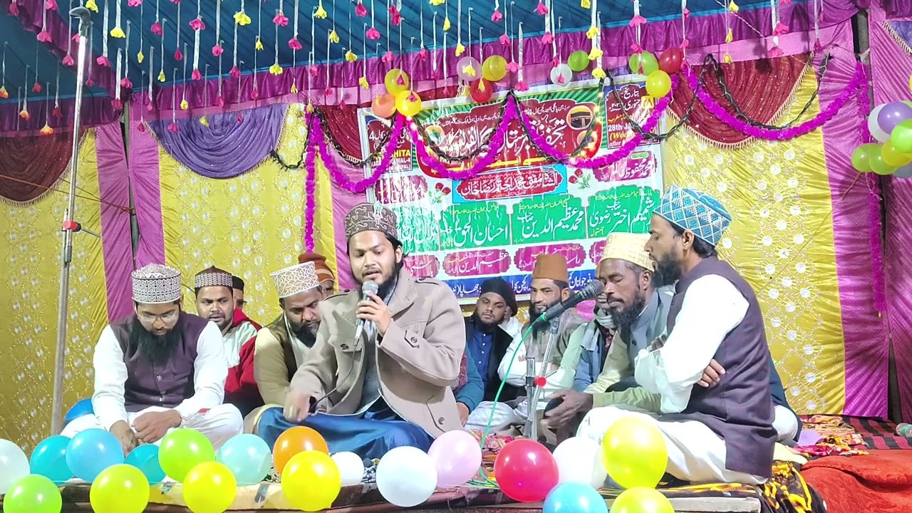 Hilal raza मरकजी ने मजमा में हंगामा मचाया 