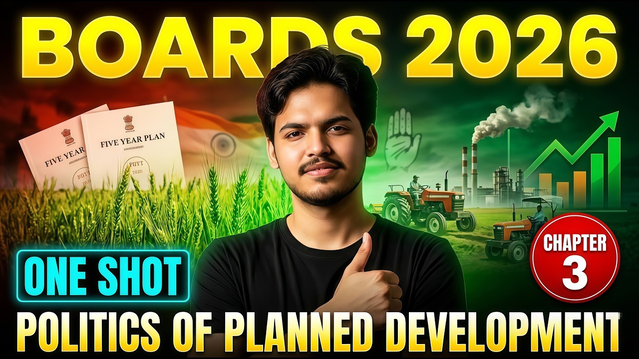 📌 Politics of Planned Development | Class 12 Political Science | Chapter 3 | One Shot | Boards 2026