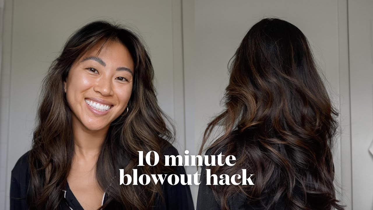 the perfect 90s blowout tutorial (w/ a curling iron!) in less than 10 minutes