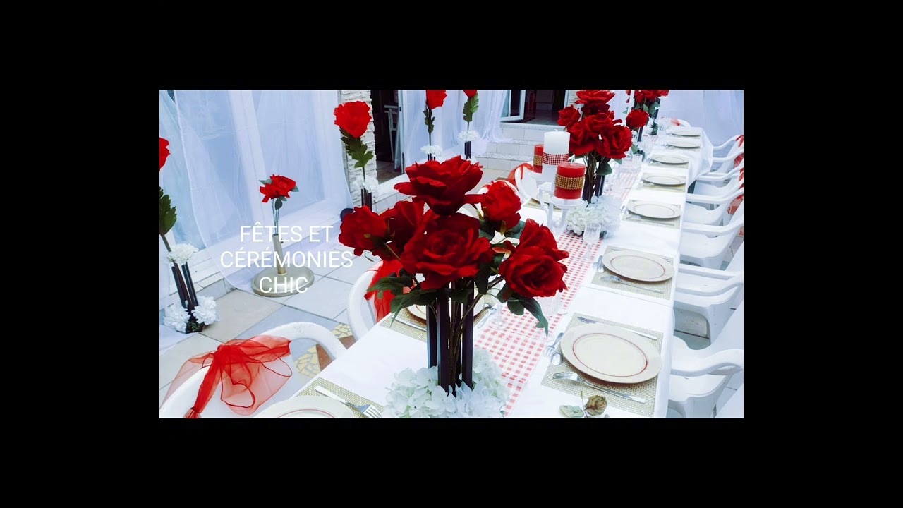 THÈME ROUGE BLANC Par  FÊTES ET CÉRÉMONIES CHIC à Nantes Tél: 0695258037 ‎@fetesetceremonieschic 