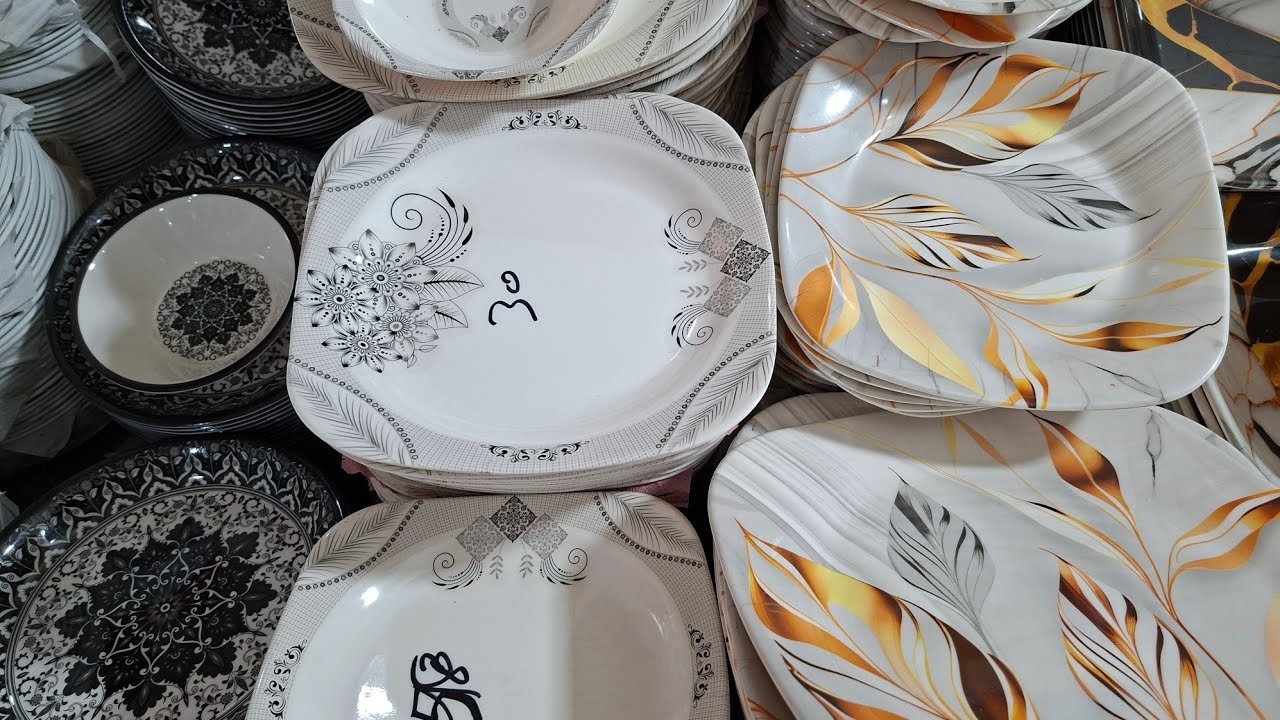 Al-karim karim crockery store ڈبل گلیس ڈنر سیٹ 