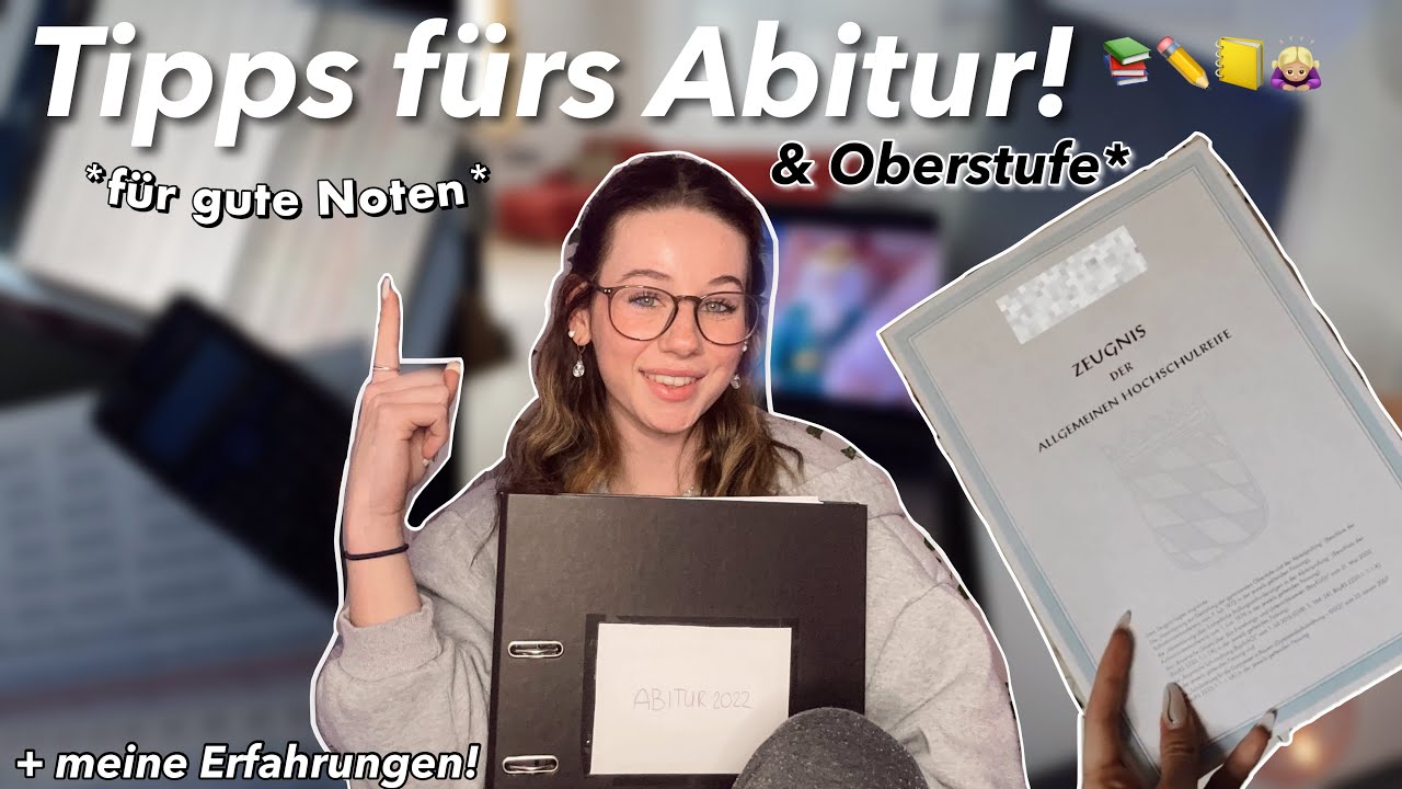 Tipps fürs Abitur & Oberstufe!🙇🏼‍♀️📚 | Lerntypen, Routinen, meine Erfahrungen, gute Noten
