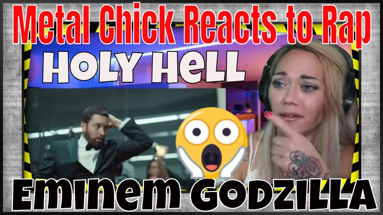 Eminem Godzilla REACTION | Metal Chick Reacts to Eminem Godzilla | Just Jen Reacts to EMINEM