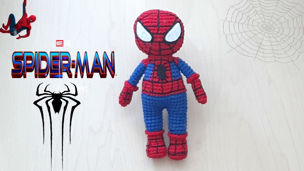 🕸🕷 HOMBRE ARAÑA AMIGURUMIS  / TUTORIAL PASO A PASO  ( SEGUNDAA PARTE  )🕷🕸