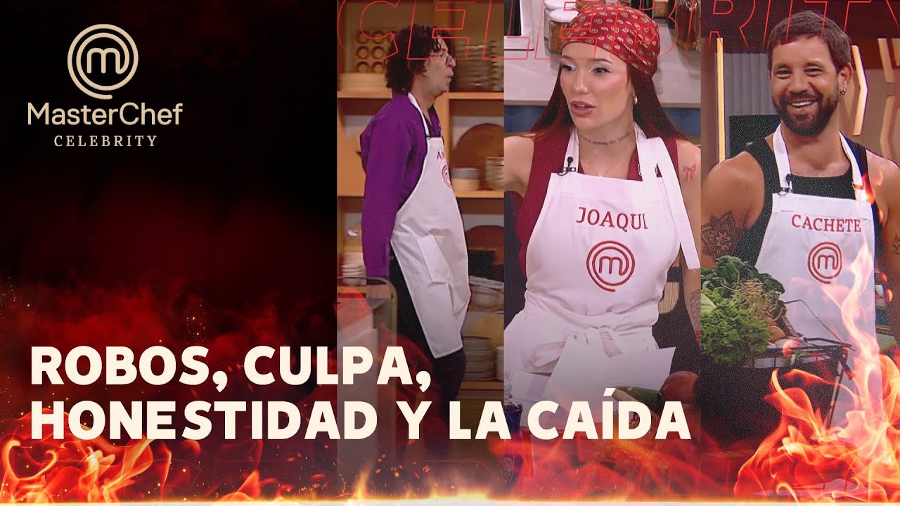 La Joaqui, Andy Chango y Cachete Sierra: una banda delictiva y fracasada en Masterchef Celebrity