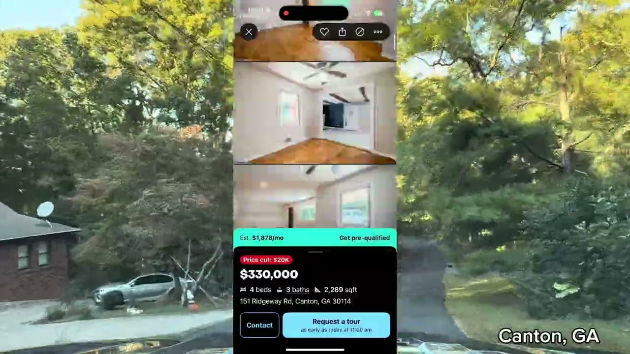 Canton GA Drive Tour | Apartment & Homes for Sale (Unbiased &ndash; Not a Realtor, Metro Atlanta Suburb)