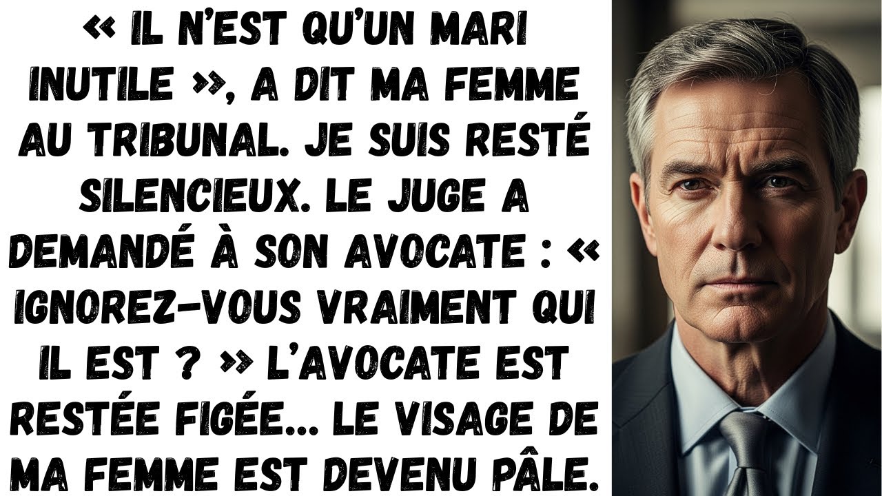 Au Tribunal, Ma Femme M’A Traité De “Mari Inutile” — Jusqu’À Ce Que Le Juge Pose Une Question…