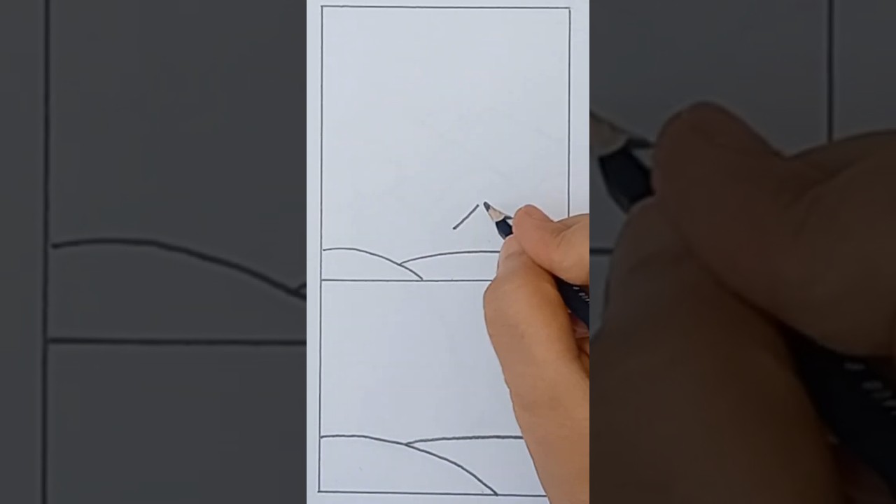 #river #landscapedrawing  #drawingtutorial  #pencilsketch