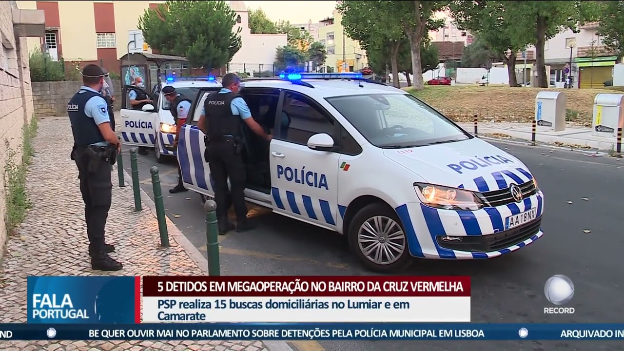 5 detidos em megaoperação no Bairro da Cruz Vermelha