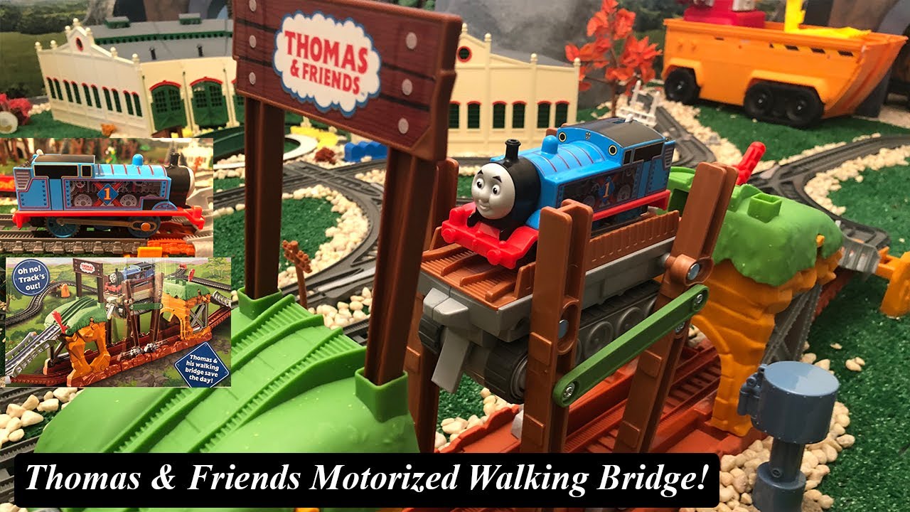 Thomas and Friends Toy Train Set-Motorized Trackmaster Walking Bridge!