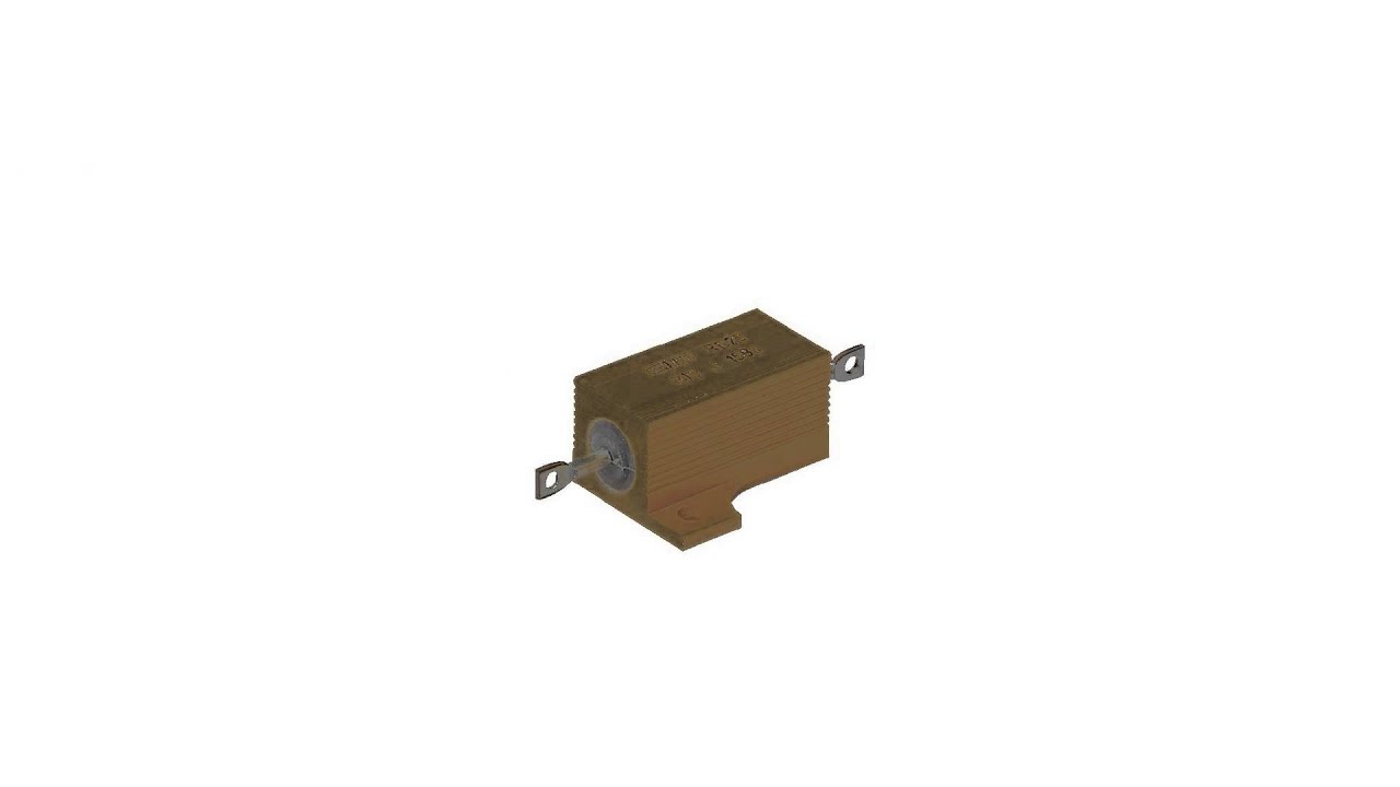 Dr&aacute;tov&yacute; rezistor ATE pro zat&iacute;žen&iacute; 25 W 5% 4R7