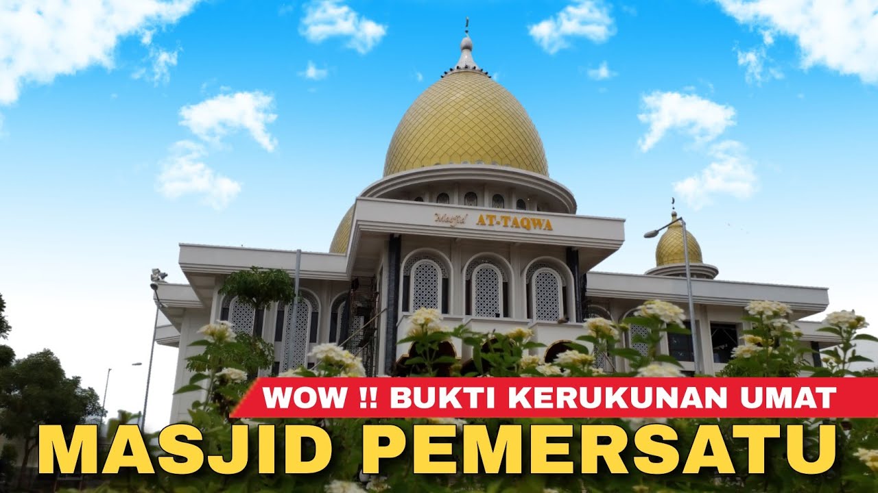 WISATA MASJID AT TAQWA PACIRAN LAMONGAN, MASJID MEGAH SIMBOL KERUKUNAN UMAT - Cak Hanto