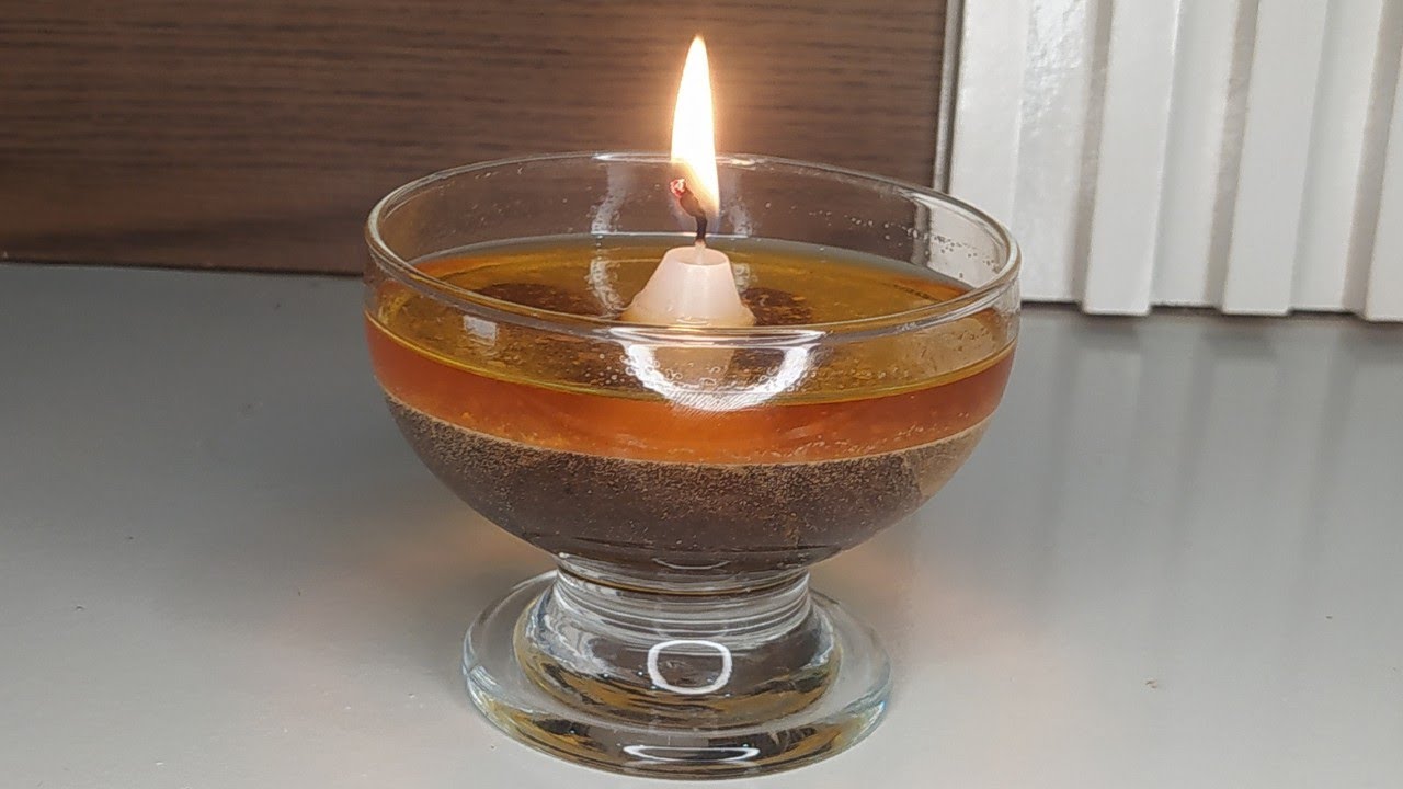 Como Fazer Vela Infinita que não se apaga NUNCA, usando água e Óleo