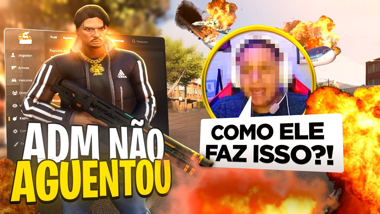 FIZ UMA CIDADE TROCAR DE ANTICHEAT COM SHARK MENU NO GTA RP !