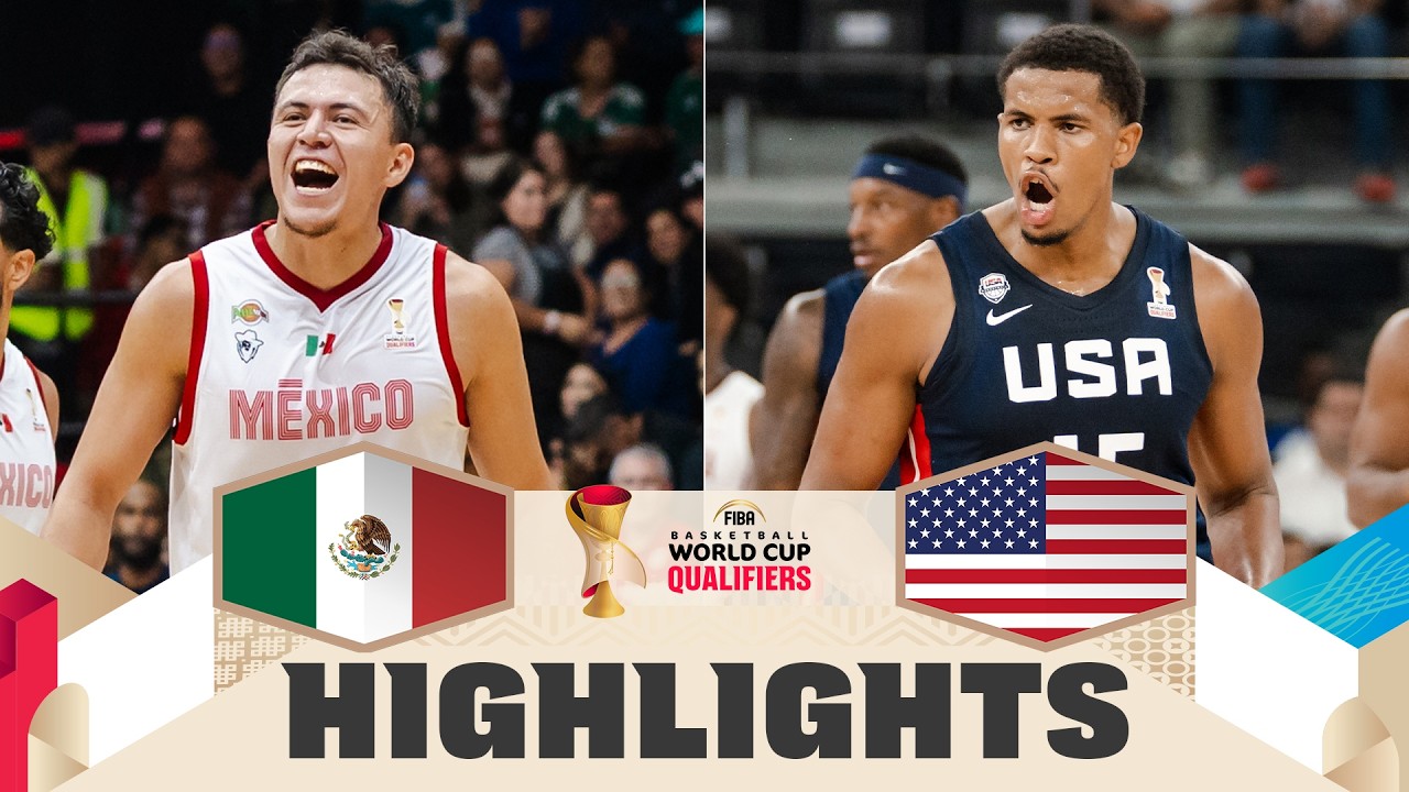 Mexico 🇲🇽 v USA 🇺🇸 | Highlights | FIBA Basketball World Cup 2027 Americas Qualifiers