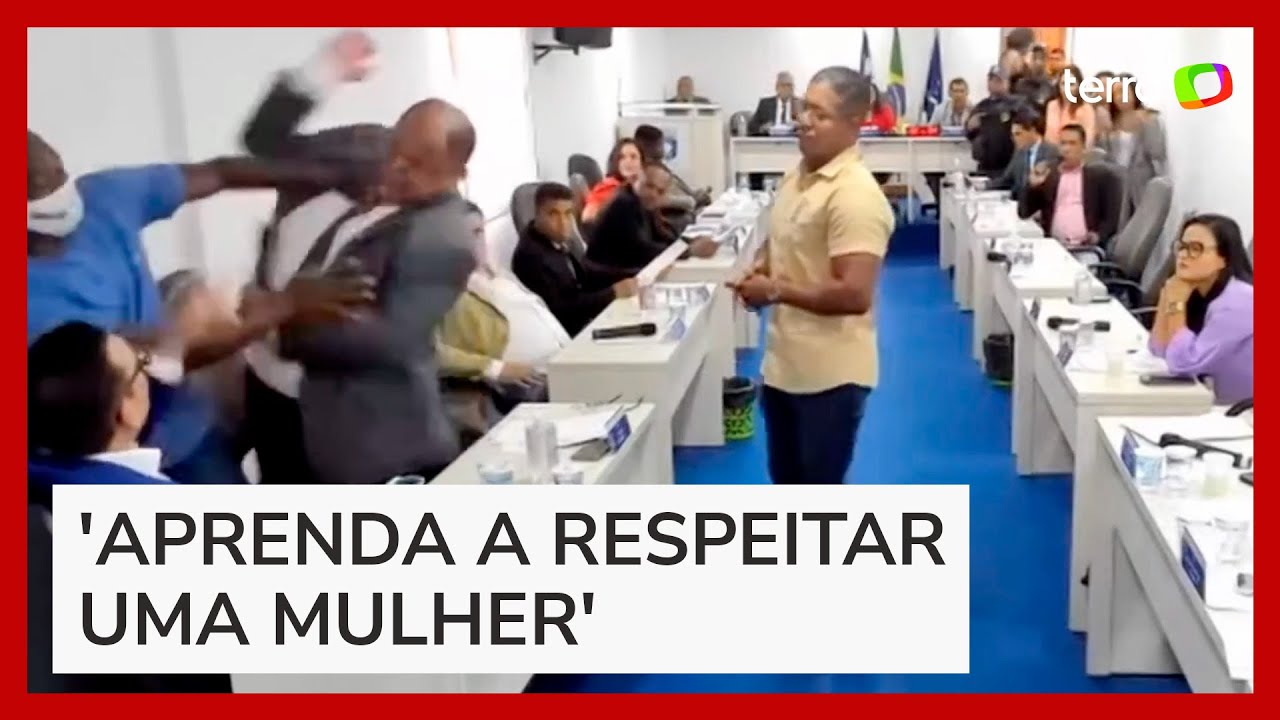 Vereador dá tapa em colega durante discussão em Câmara na Bahia: 'Você quer palanque'