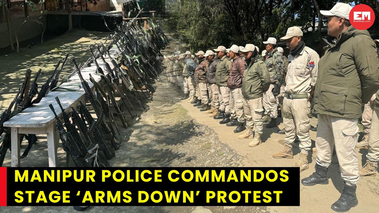 Manipur: Police protest after attack on enforcement officials