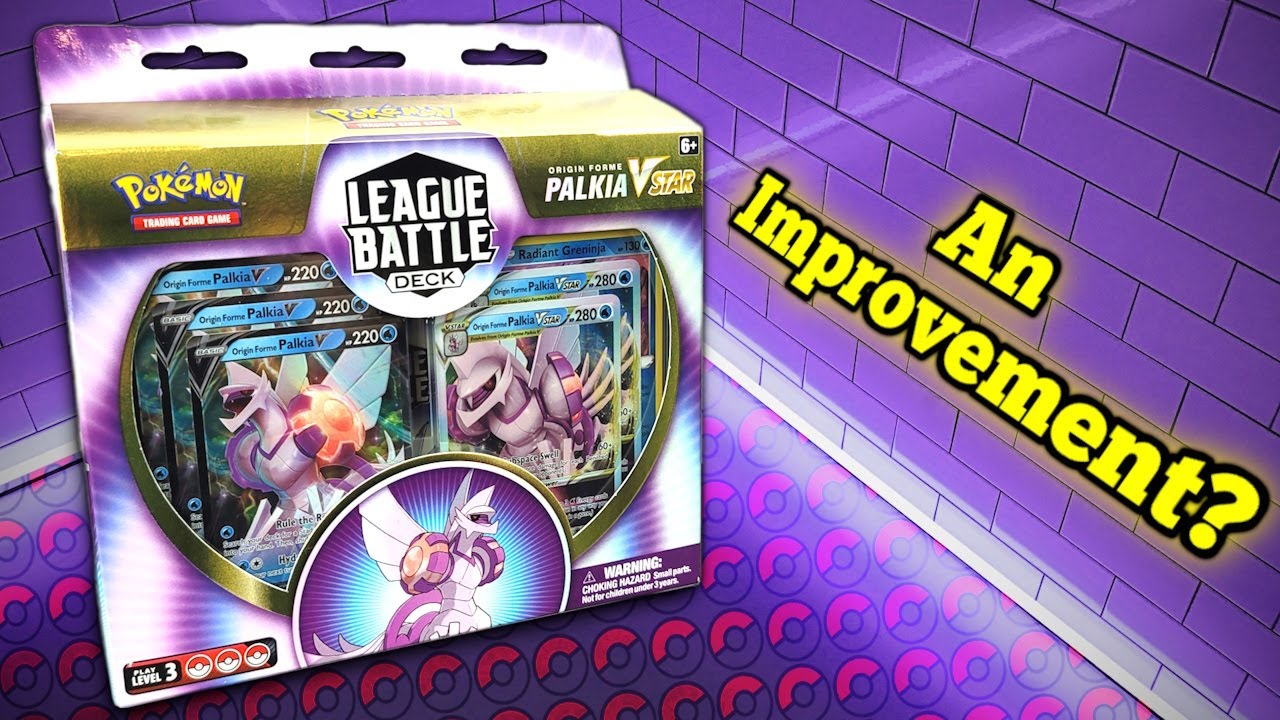 Opening the Palkia VStar League Battle Deck!