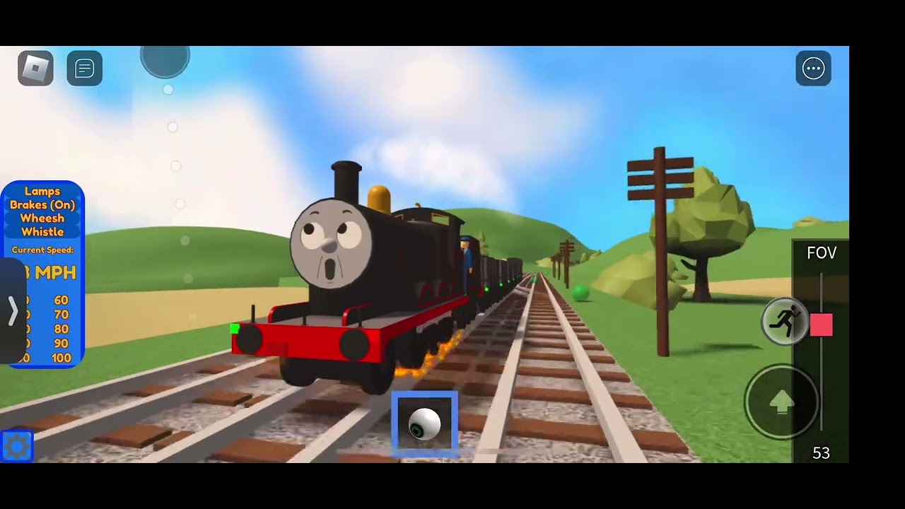 James 1st day on sodor runaway