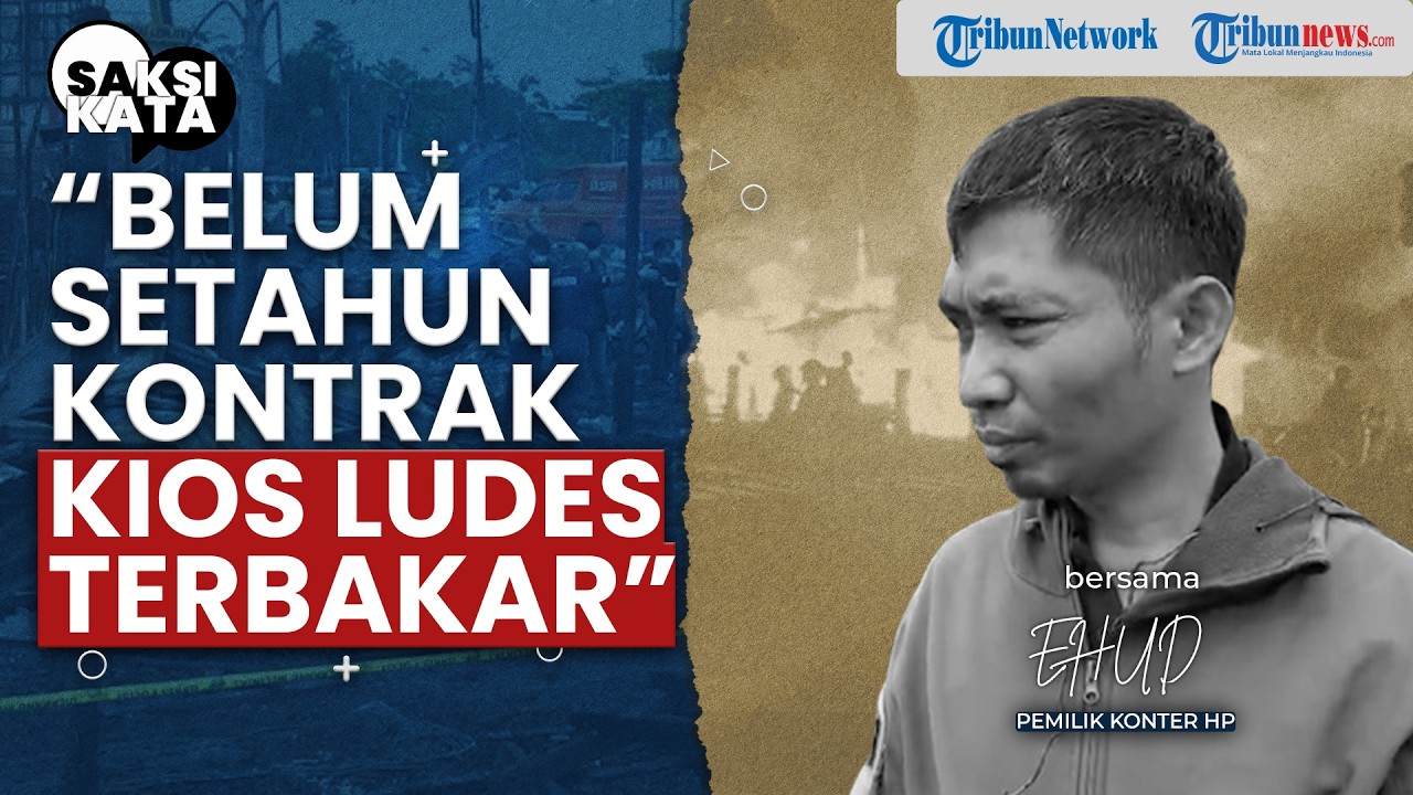 Kronologi Kebakaran Hebat di Tanjung Selor! Api Diduga Berasal dari Bensin, Kios Ludes Seketika