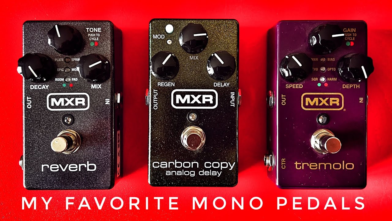 MXR Reverb Carbon Copy Analog Delay and Tremolo in Depth (NO TALKING)