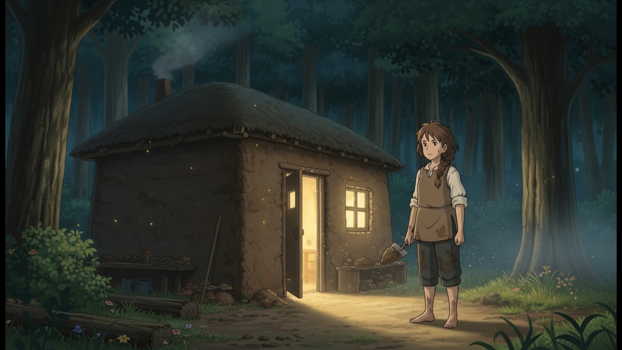 Living Alone in the Forest ❄️ | A Quiet Home Build | Cozy Anime Survival