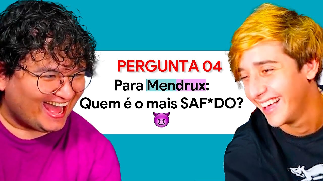 MENDRUX ainda existe? - Q&A ft. Feuripe e Pedrux