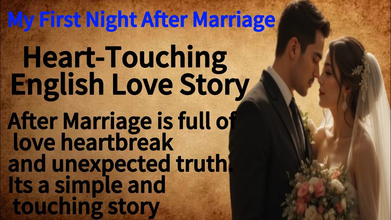 💔 My First Night After Marriage – Share Experience |✅ Heart - Touching English Love Story ✅ (A1–A2 )