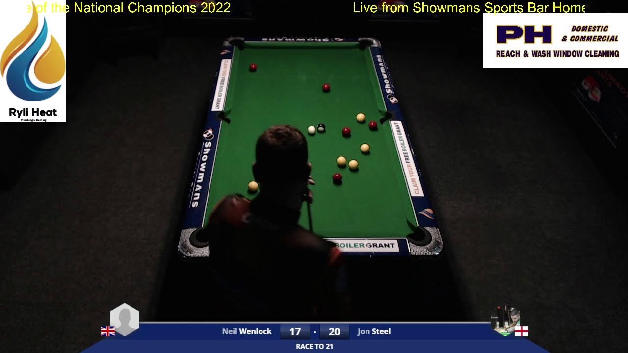 Jon Steel vs Neil Wenlock Blackball Race to 21 £6.200 pot