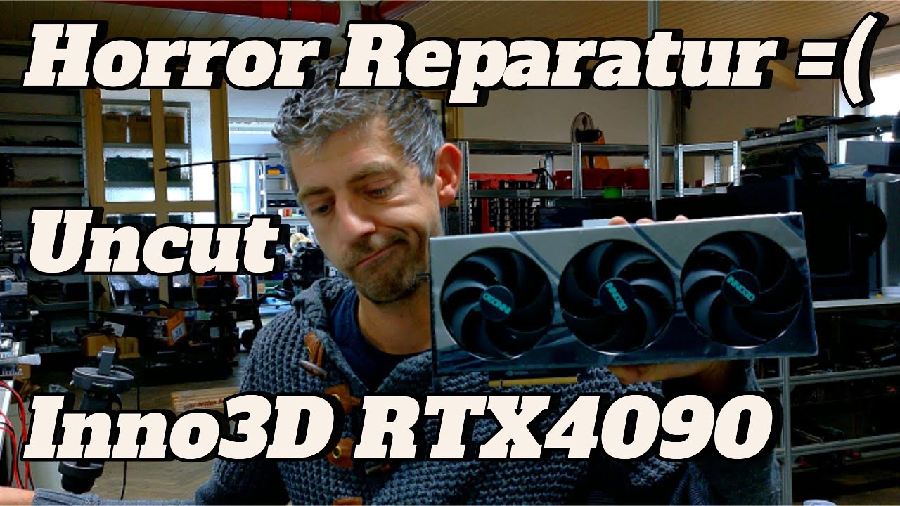 Horror Reparatur einer RTX4090 Inno3D | Diagnose & Reparatur by #letsfix