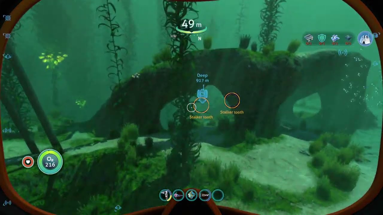 Subnautica, Best way to get Stalker teeth