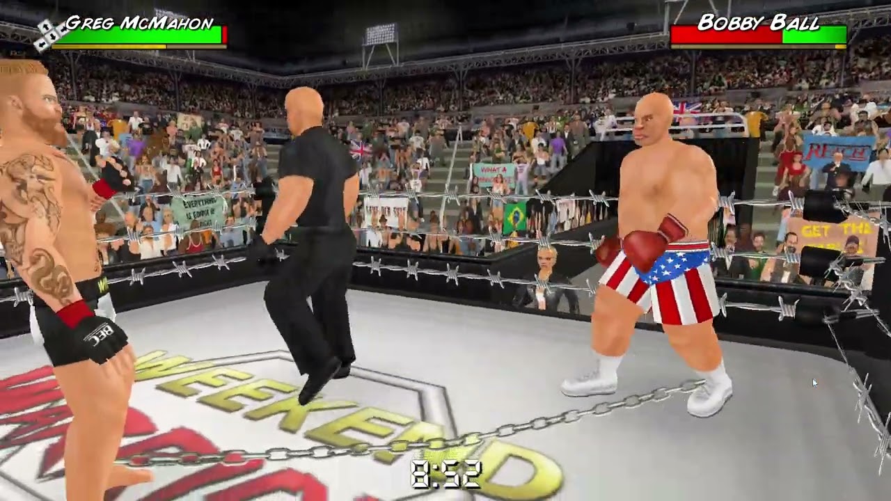 Greg McMahon Made Bobby Ball Submit in a Dog Collar Match