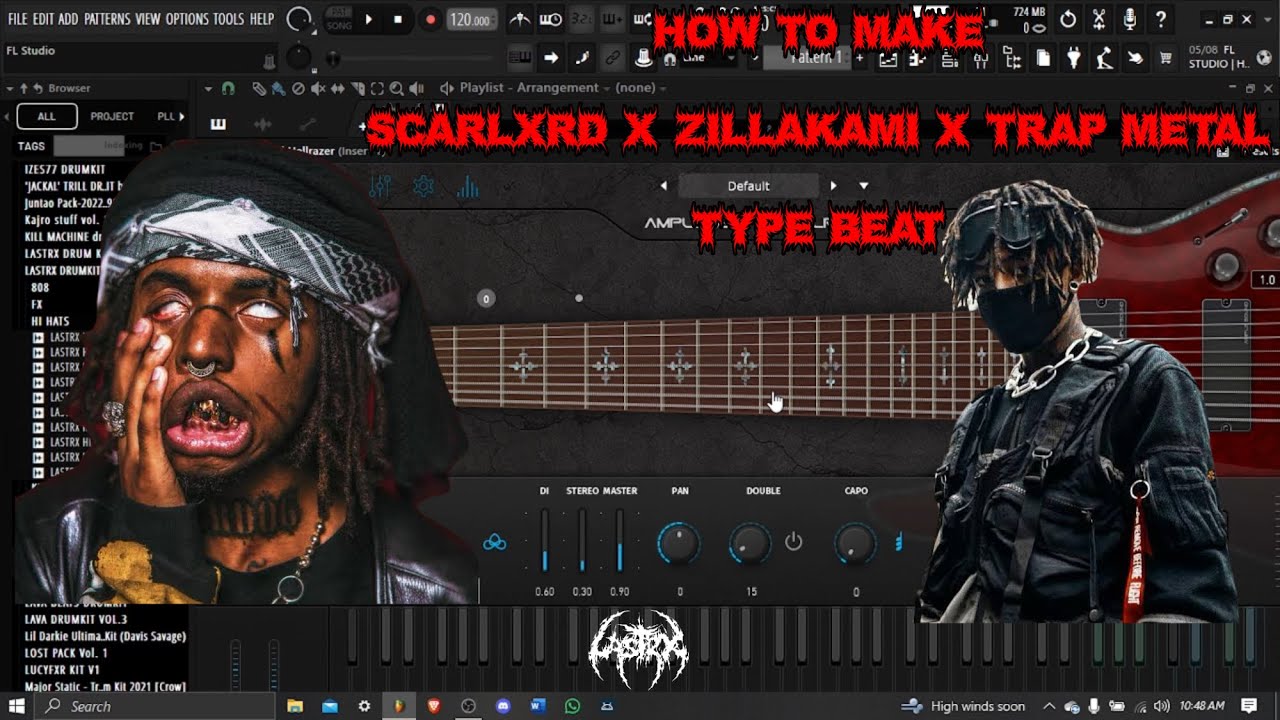 HOW TO MAKE SCARLXRD X ZILLAKAMI X TRAP METAL TYPE BEAT | LIVE COOKUP [PROD.LASTRX]