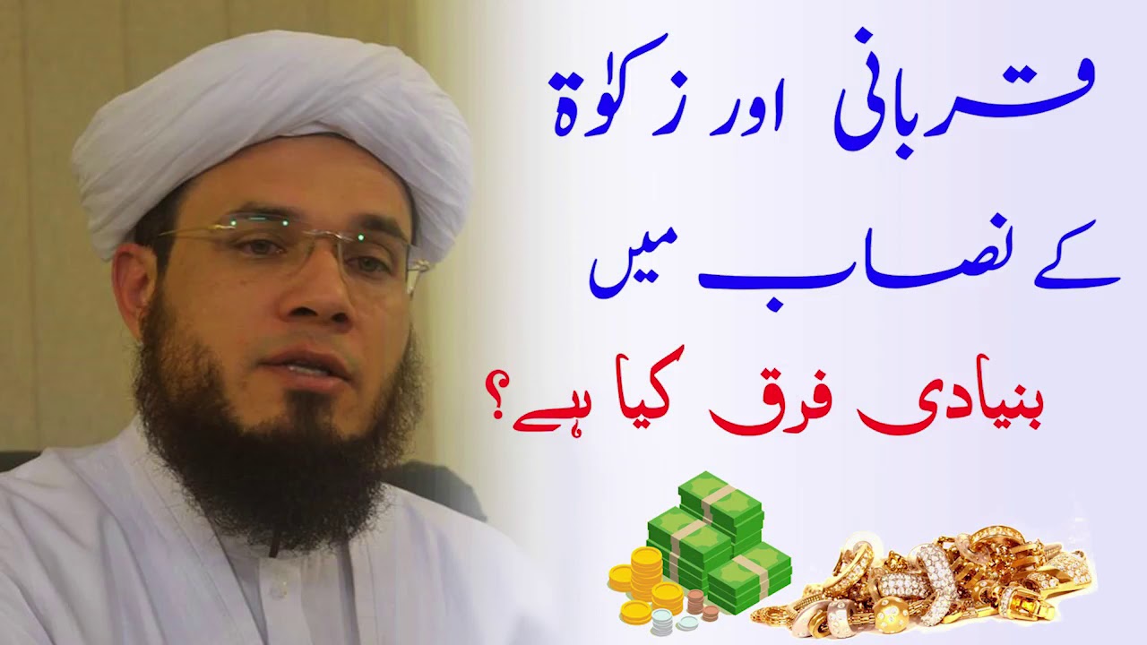 قربانی اور زکوۃ کے نصاب میں بنیادی فرق کیا ہے ؟مفتی سید عدنان کاکاخیل صاحب