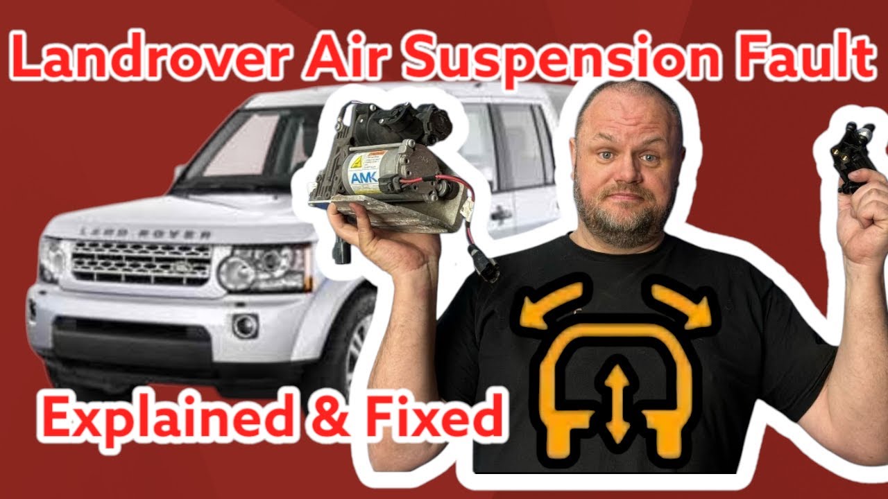 Landrover Air suspension Fault, Explained, Fixed