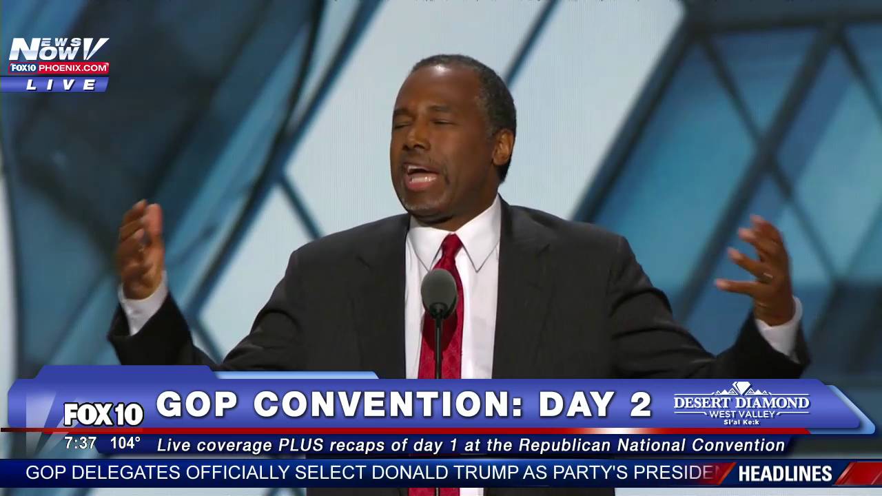 Dr. Ben Carson Gives Inspirational Speech To GOP Convention Crowd - FNN