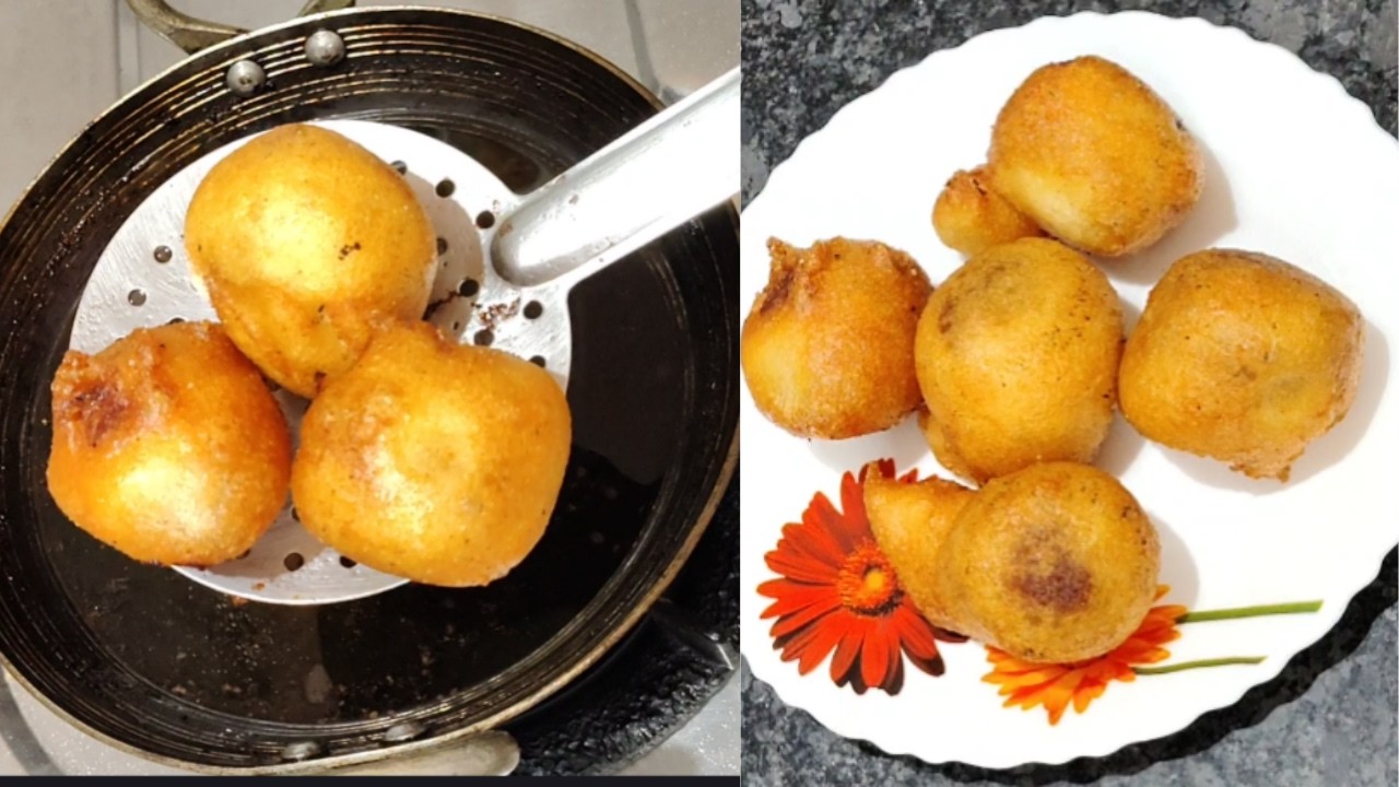 ఉగాది స్పెషల్ పూర్ణం బూరెలు 😋👉పైన క్రిస్పీగా లోపల సాఫ్ట్ గా కమ్మగా రుచిగా భలే ఉన్నాయి purnam Burelu