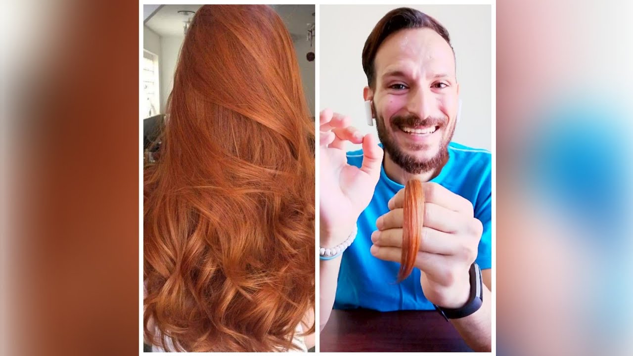 اصبغي شعرك #اشقر_نحاسي متوهج #تريند_2020 / Copper_blond#