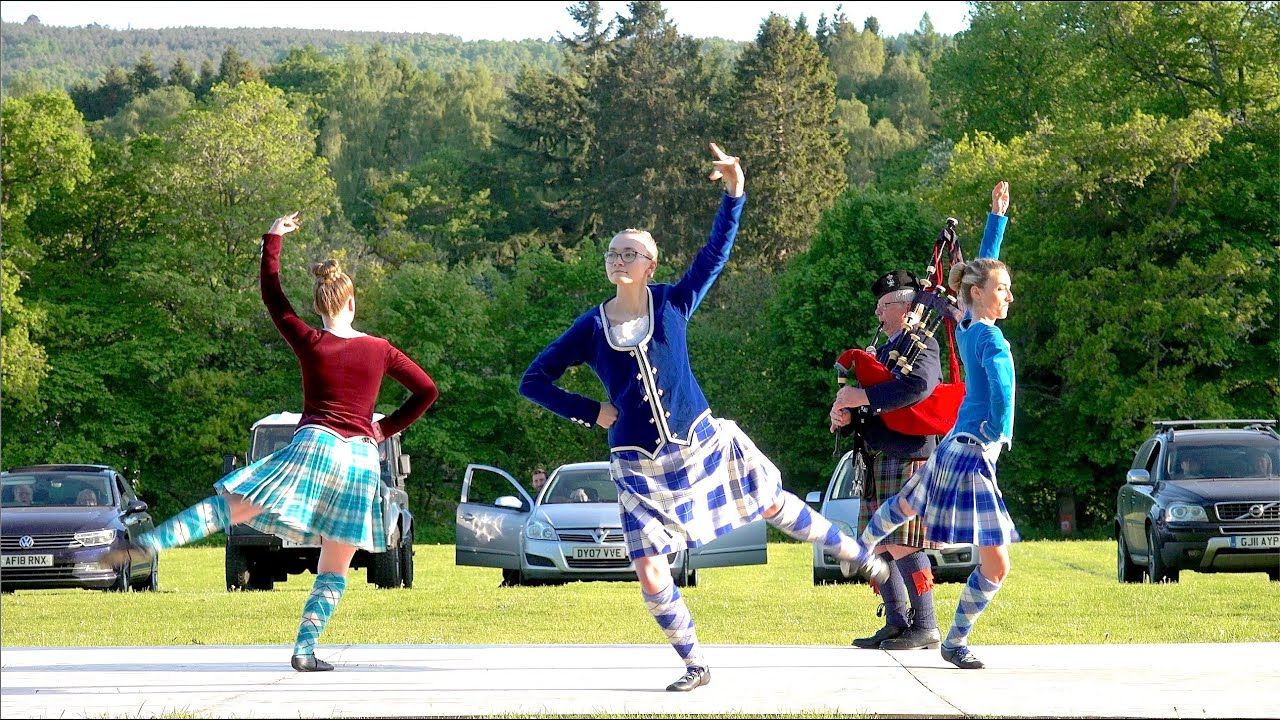 Barracks Johnny Scottish Highland dance display during first night 2023 Pitlochry Highland Nights