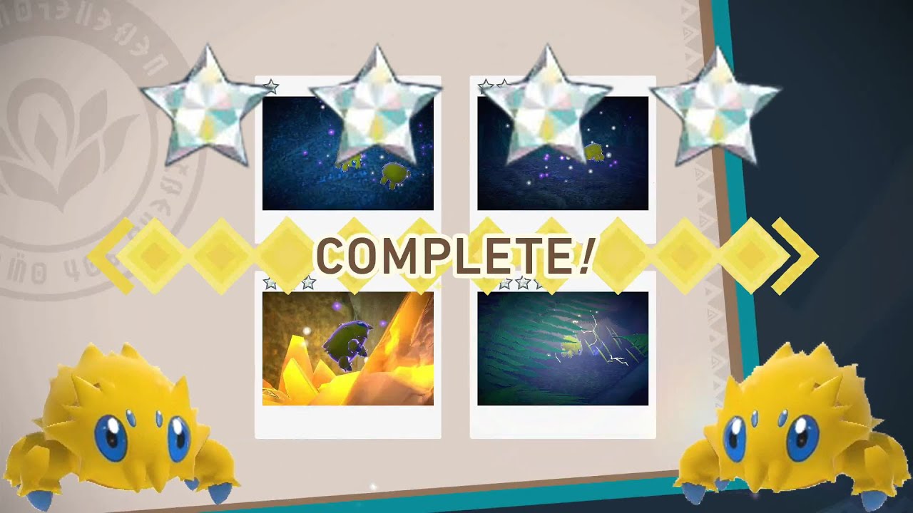 How To Get 1 To 4 DIAMOND STARS For Joltik! New Pokemon Snap!