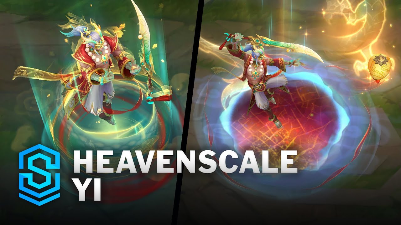 Heavenscale Yi Skin Spotlight - Pre-Release - PBE Preview - League of Legends
