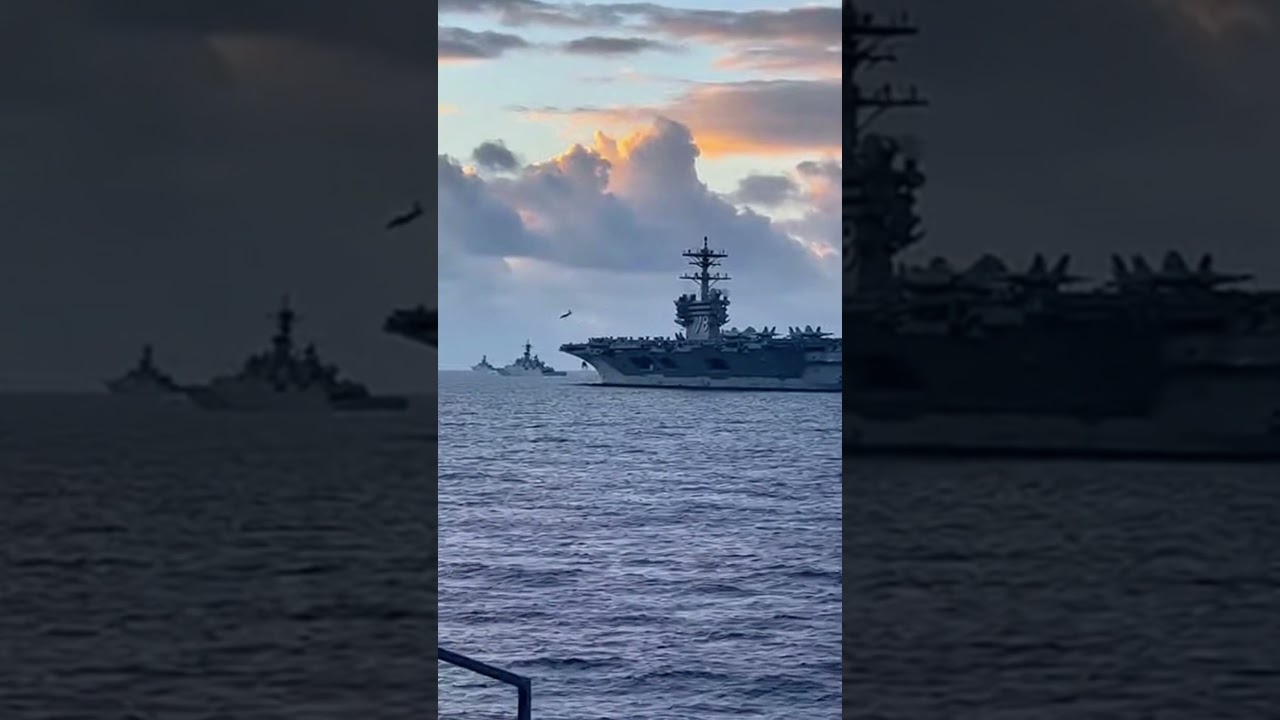 USS Gerald R. Ford Launches Fighters During Arabian Sea Exercise