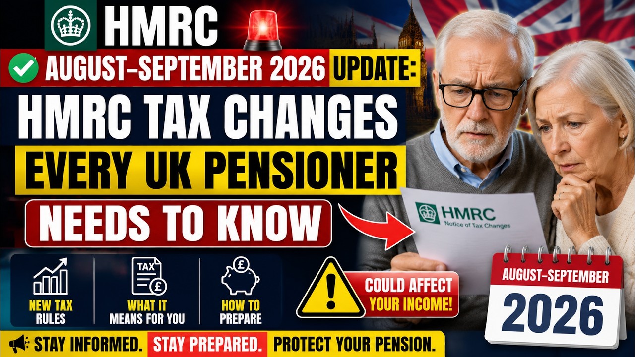 🚨 AUGUST&ndash;SEPTEMBER 2026 HMRC Tax Update: 7 Changes Every UK Pensioner Must Know Before It&rsquo;s Too Late