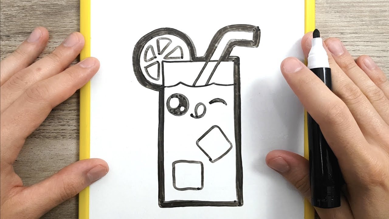 COME DISEGNARE UNA LIMONATA KAWAII