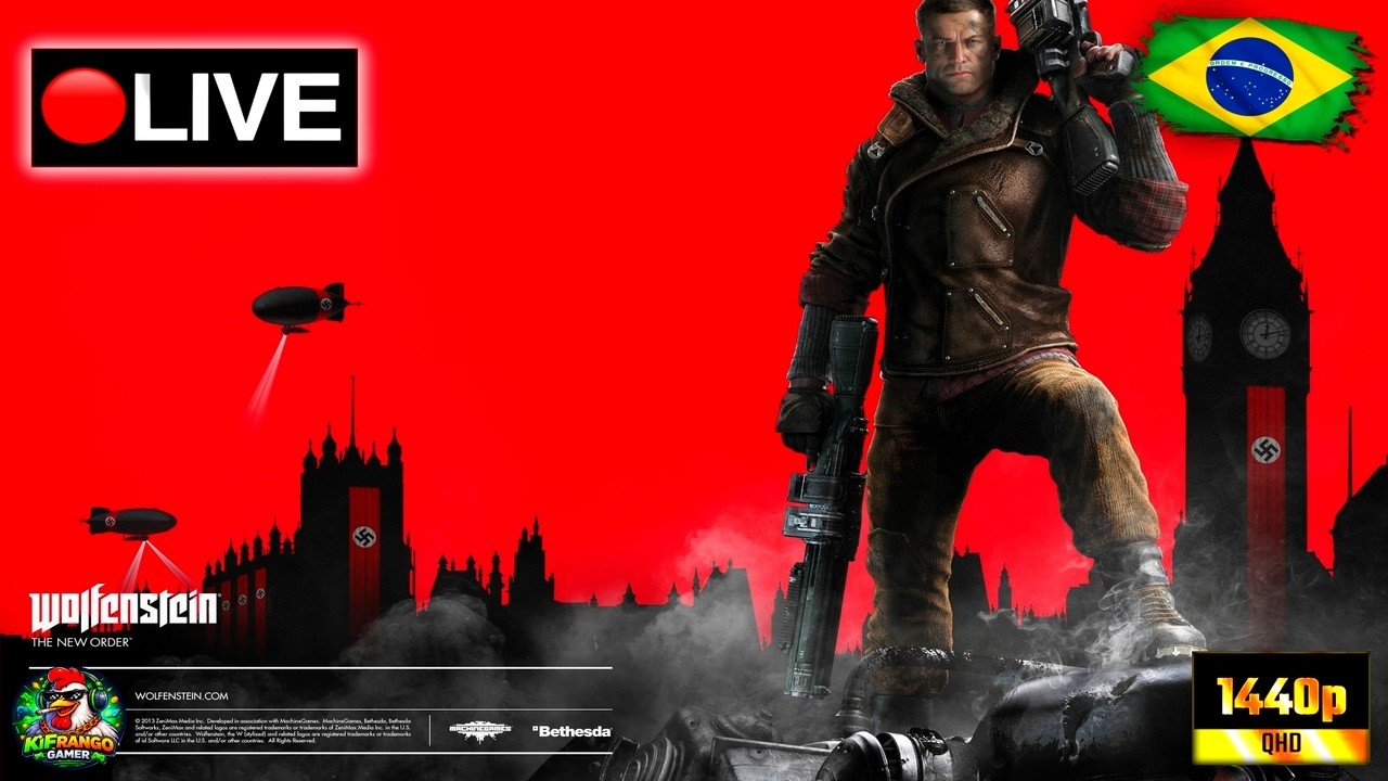 🔴 LIVE - Wolfenstein The New Order - # 04