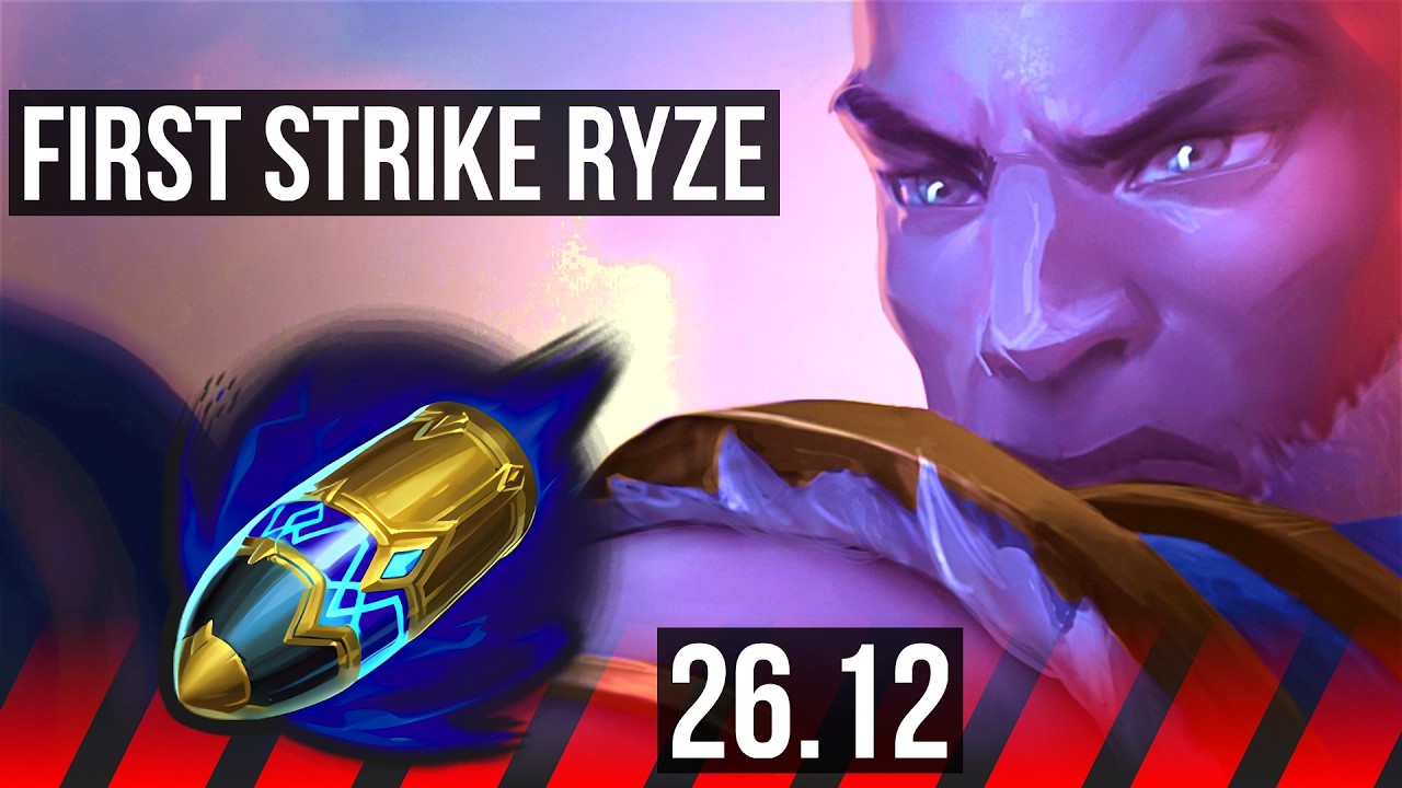 RYZE vs DARIUS (TOP) | First Strike, Good KDA: 13/2/7 | KR Master | 26.12