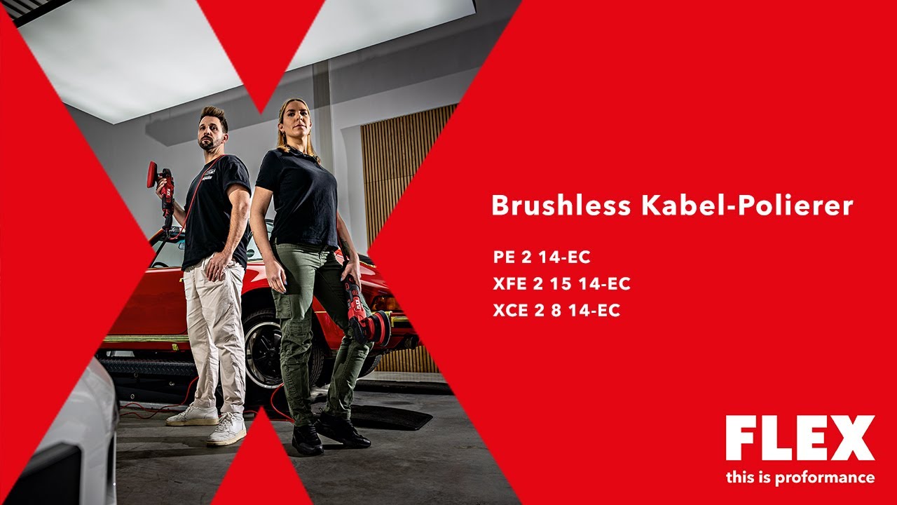 🆕 FLEX Brushless Corded Polishers | PE 2 14-EC, XFE 2 15 14-EC, XCE 2 8 14-EC | From Cut to Finish