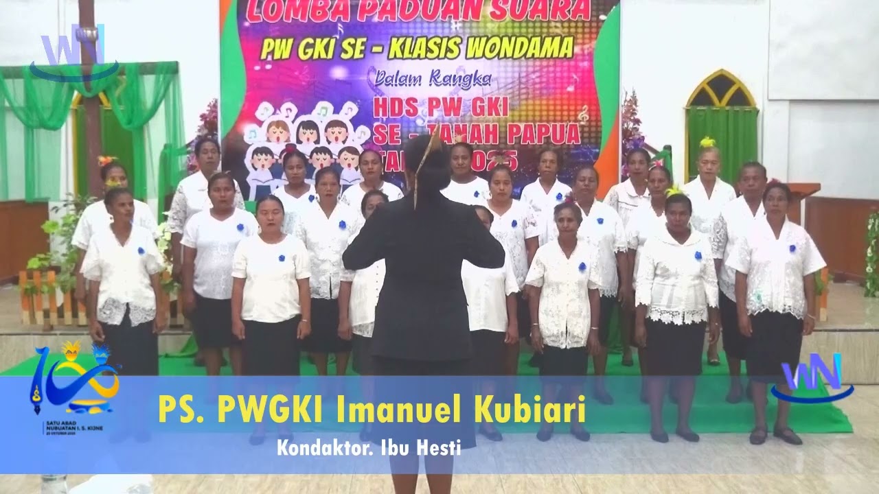 wNews : PS  PWGKI IMANUEL KUBIARI, Lomba Paduan Suara HDS PWGKI 2025