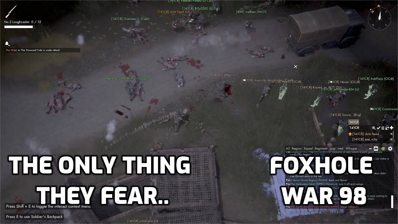 The Very First Minutes | 141CR Regiment | Foxhole War 98